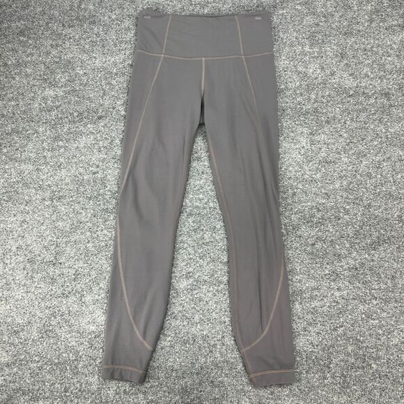 Athleta Salutation Leggings Womens XS Gray Nylon High Rise Ankle Tight Pull On - Picture 4 of 13